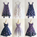 Jellyfish Meteor - Chiffon Fairy Jellyfish Printed Lolita JSK - image 25