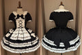 Coco Bunny - Cotton Old School Lolita OP Dress, Bunny Decoration and Accessories - image 8