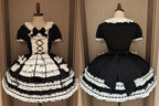 Coco Bunny - Cotton Old School Lolita OP Dress, Bunny Decoration and Accessories - image 8