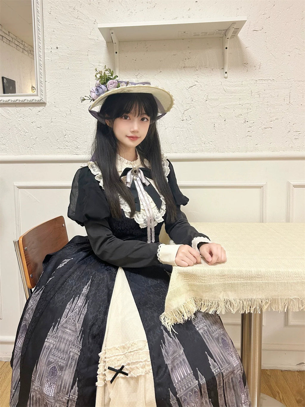 Church Bell - Elegant Lolita OP Dress Long Sleeve Spring Autumn - image 22