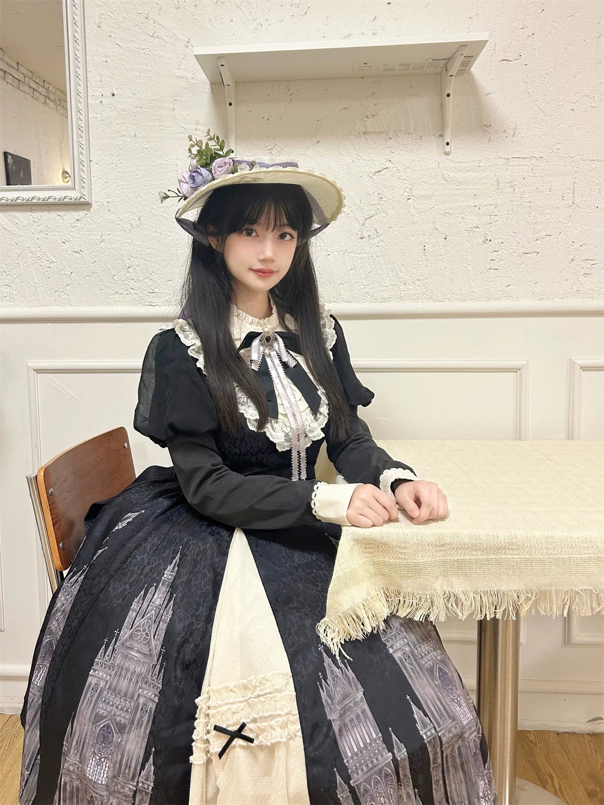 Church Bell - Elegant Lolita OP Dress Long Sleeve Spring Autumn - image 22