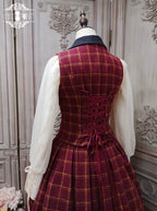 Rose - Elegant Lolita Fishbone Grid Skirt Customized - image 69