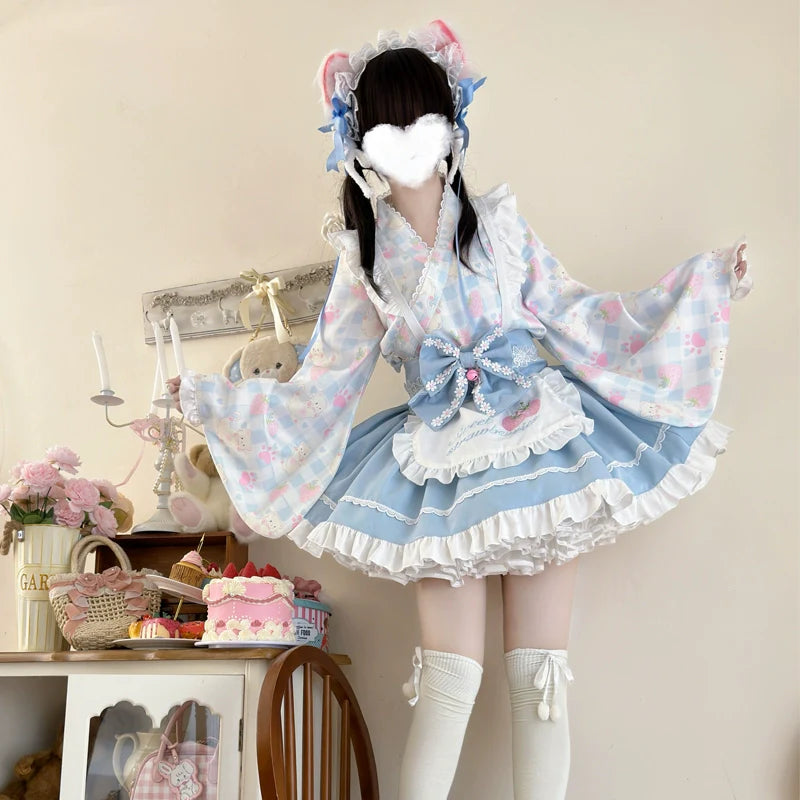 Han Lolita OP Dress Japanese Style Dress for Summer Wear - image 2