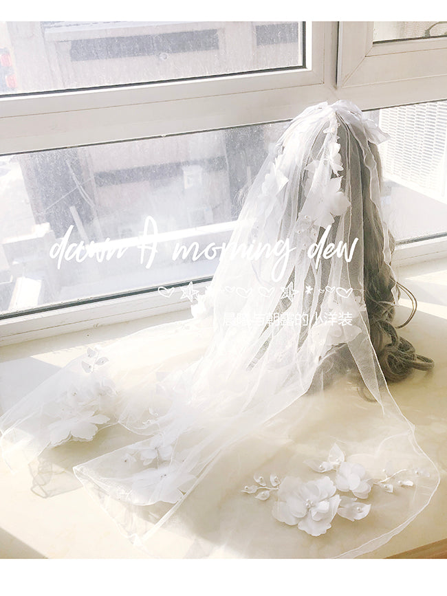 Flower Wedding Lolita Accessories Headdress Set - image 29