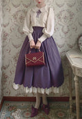 Countess's Autumn Travel - Vintage Lolita Shirt and Skirt - image 17