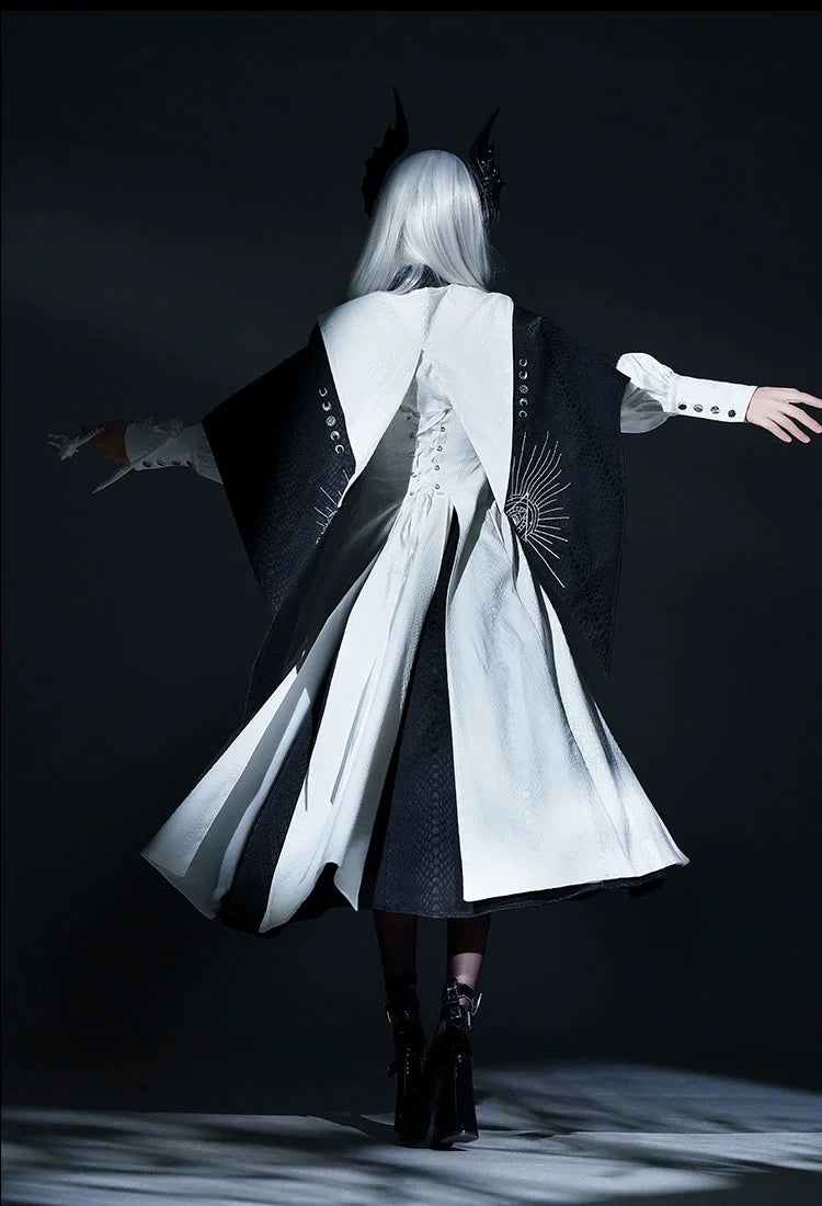 Dragon Scale - Gothic Lolita JSK Dress Goth Coat - image 12