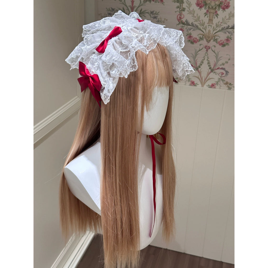 Satin Gift Box - Sweet Lolita JSK Dress, Bows and Layered Lace - image 23
