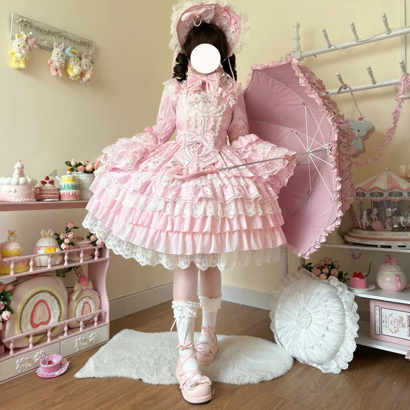 Love Feathered Bond - Wedding Sweet Lolita JSK Gorgeous Bridal Blouse - image 1