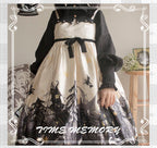 Elegant Lolita Slim Fit Mutton Sleeve Blouse - image 14