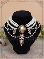 Baroque Layered Pearl Lolita Necklace - image 3