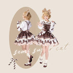 Chocolate Milk Pie - Sweet Lolita JSK Dress Summer Salopette - image 3