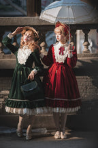 Vintage Elegant Velvet OP Dress - image 7