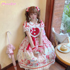 Cheese Cat - Sweet and Playful Strawberry Gingham Lace Cuffs - image 31