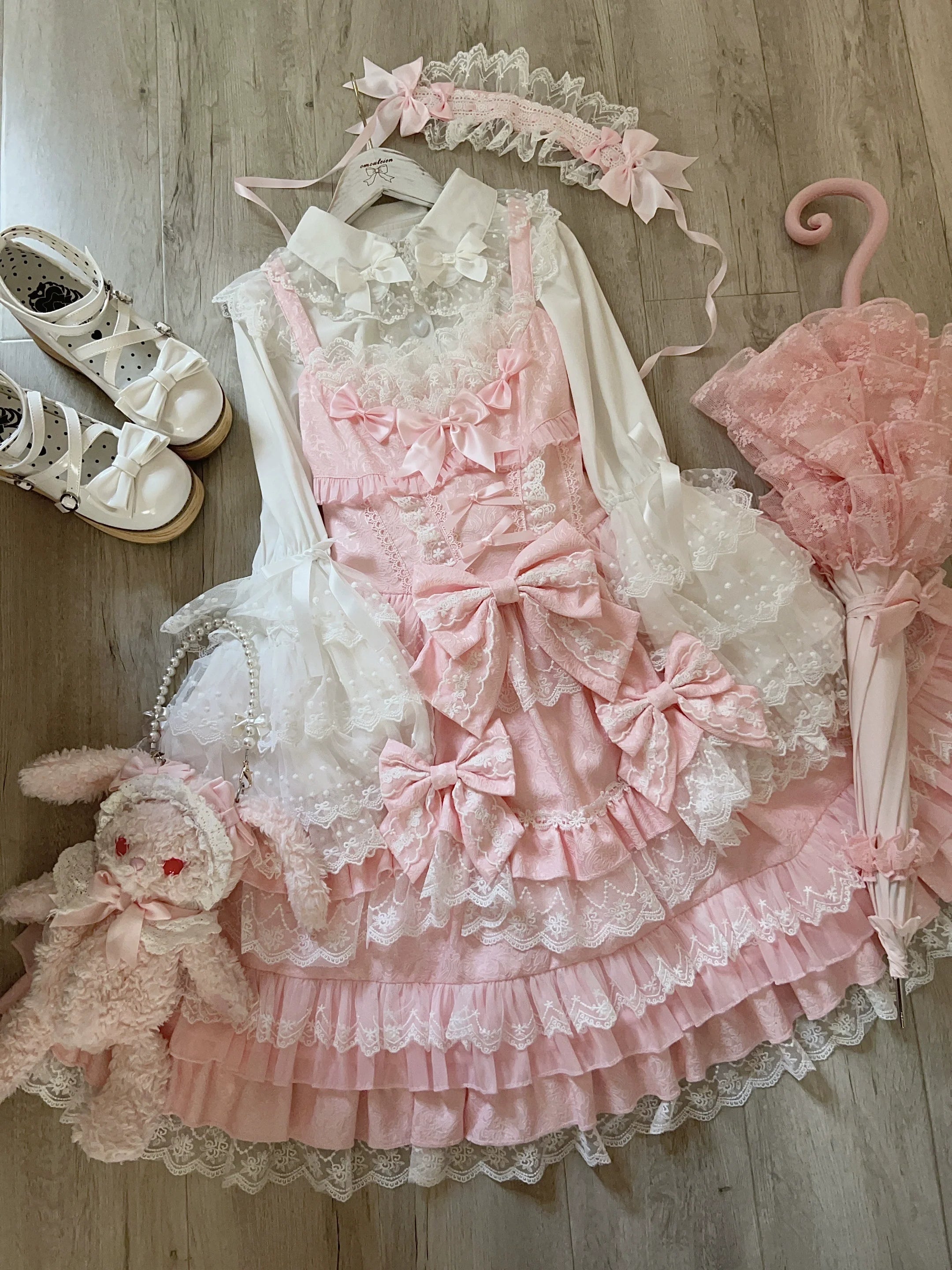 Flower Ode - Doll-like Sweet Lolita Jumper Dress - image 10