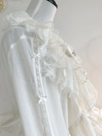Mist Cardigan - Lightweight Sweet Lolita Bolero, Ruffle Details - image 4