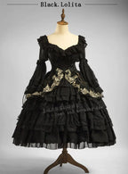 Elegant Lolita OP Dress Sunrise Elf Long Dress - image 33