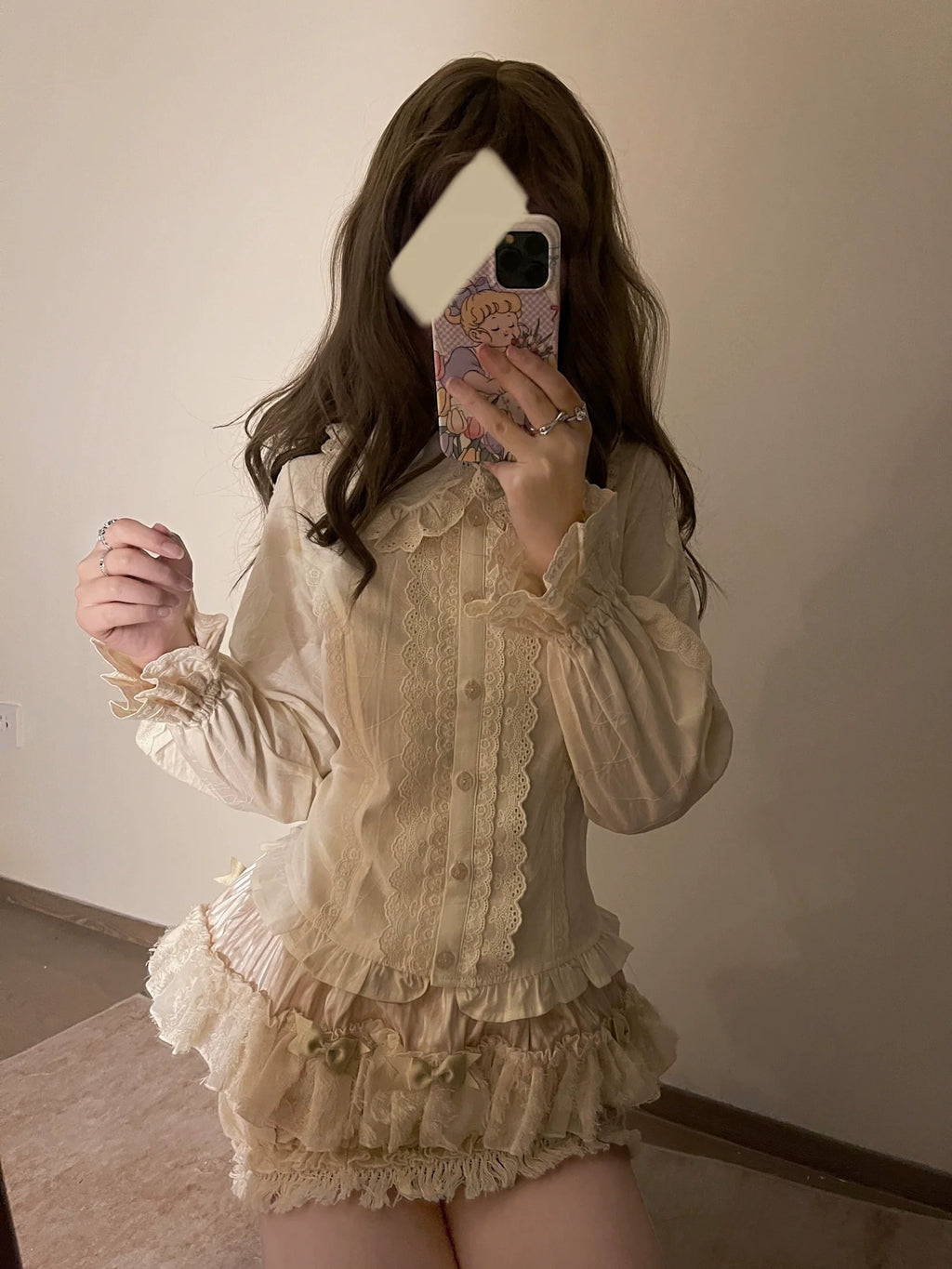 Lily - Kawaii Lolita Blouse Soft Girl Bubble Puff Sleeve - image 9