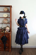 Forest Waltz - Classic Lolita Tiered Skirt Multi-layer Embroidered SK - image 20