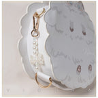 Printed Kawaii Cat Leather Shoulder Bag - image 12