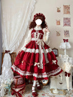 Lilianne Elegant Lolita Ruffled Hem JSK Dress - image 10