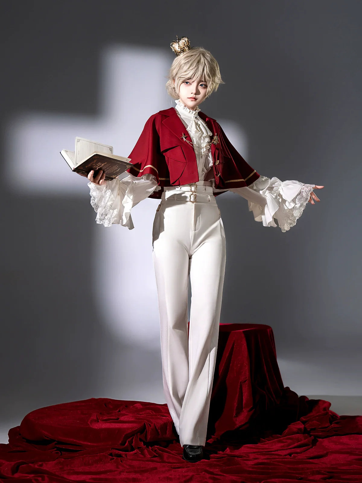 Night & Day Sonata Ouji Lolita Shirt and Pants Set - image 32
