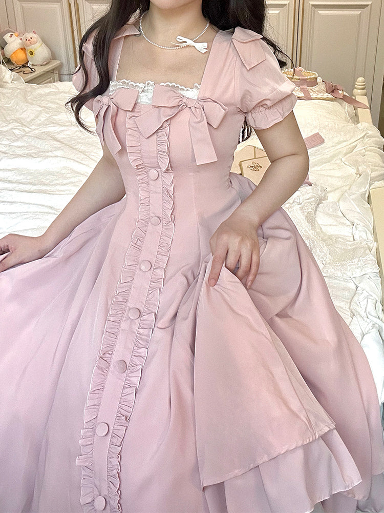 Long Version - Elegant Vintage Lolita OP - image 5
