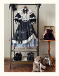 Witch's Banquet - Printed Doll-like Sweet Lolita OP, Apron-like Front and Accessories - image 20