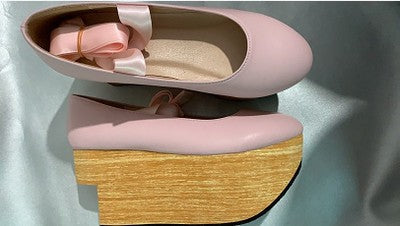 Wa Lolita Wooden Platform Shoes - image 6