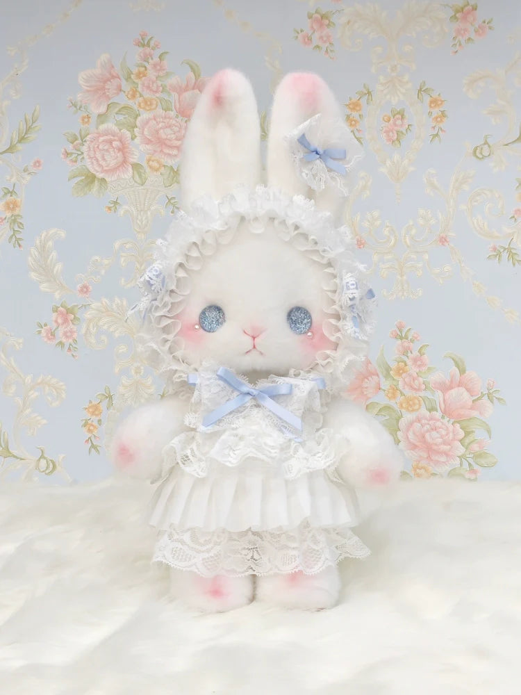Posable Plush Bunny Lolita Bag with Detachable Pearl Chains - image 1