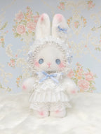 Posable Plush Bunny Lolita Bag with Detachable Pearl Chains - image 1