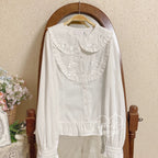 Sweet Lolita Blouse Doll Collar Shirt with Bubble Sleeves - image 32