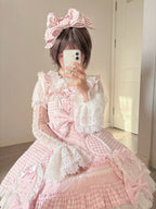 Frosted Starlight - Old School Lolita Blouse, Detachable Sheer Sleeves - image 11