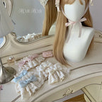 Kawaii Lolita Lace Cuffs Summer Bow Arm Sleeves - image 5