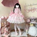 Love and Heart Palpitations Wedding Lolita JSK Dress Suit - image 3