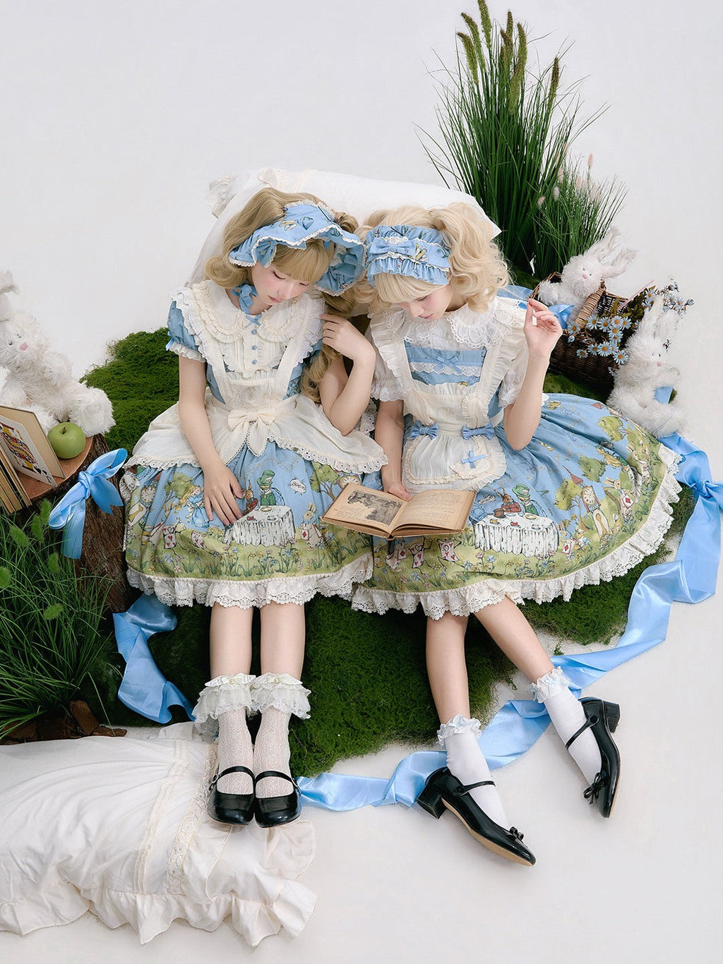 Pastoral Alice Lolita OP Dress and Accessories - image 17