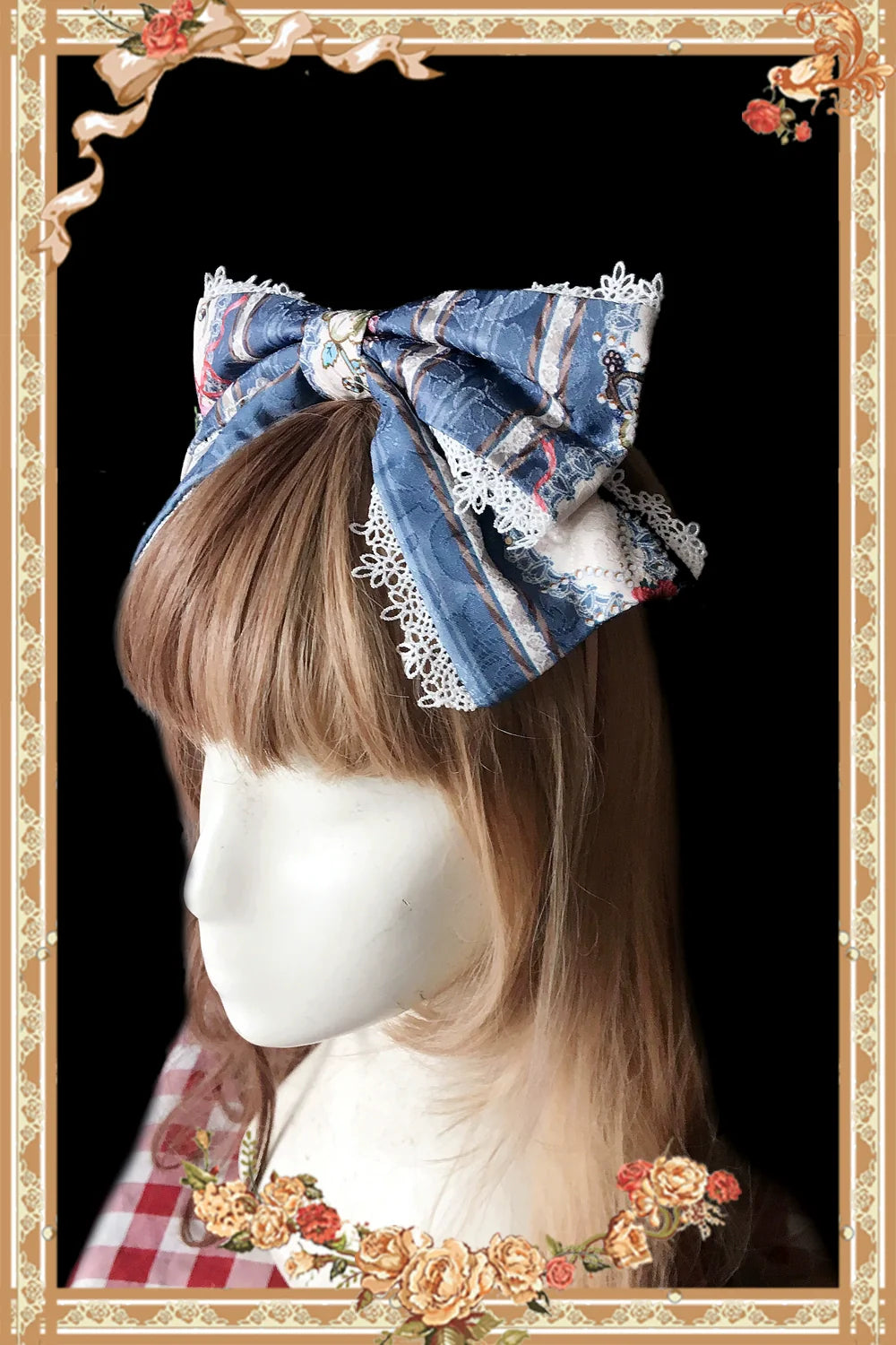 Sweet Lolita Accessories Bonnet KC Socks Beret - image 7