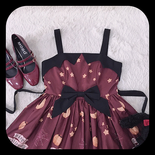 Vampire Cat - Normal Waist Lolita Halloween JSK Dress - image 9