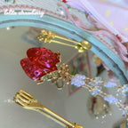 Sweet Lolita Strawberry Charlotte Necklace - image 13