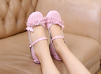 Stand Still and Don't Fly - Daily Sweet Lolita Round Toe Handmade Shoes - image 13