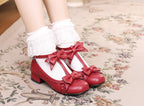 Mengjiang Kiri - Sweet Lolita Bow T-Strap Shoes - image 11