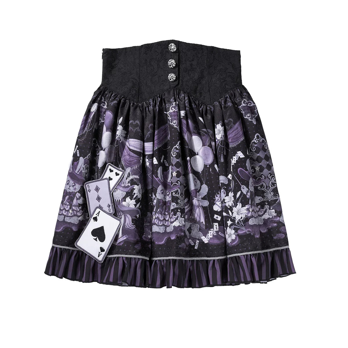 Magic Troupe - Gothic Lolita Outfit, Bunny Printed Skirt - image 16