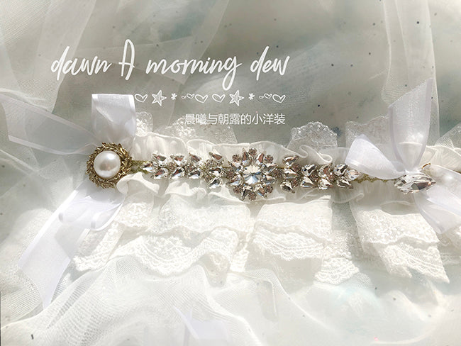 Flower Wedding Lolita Accessories Headdress Set - image 17