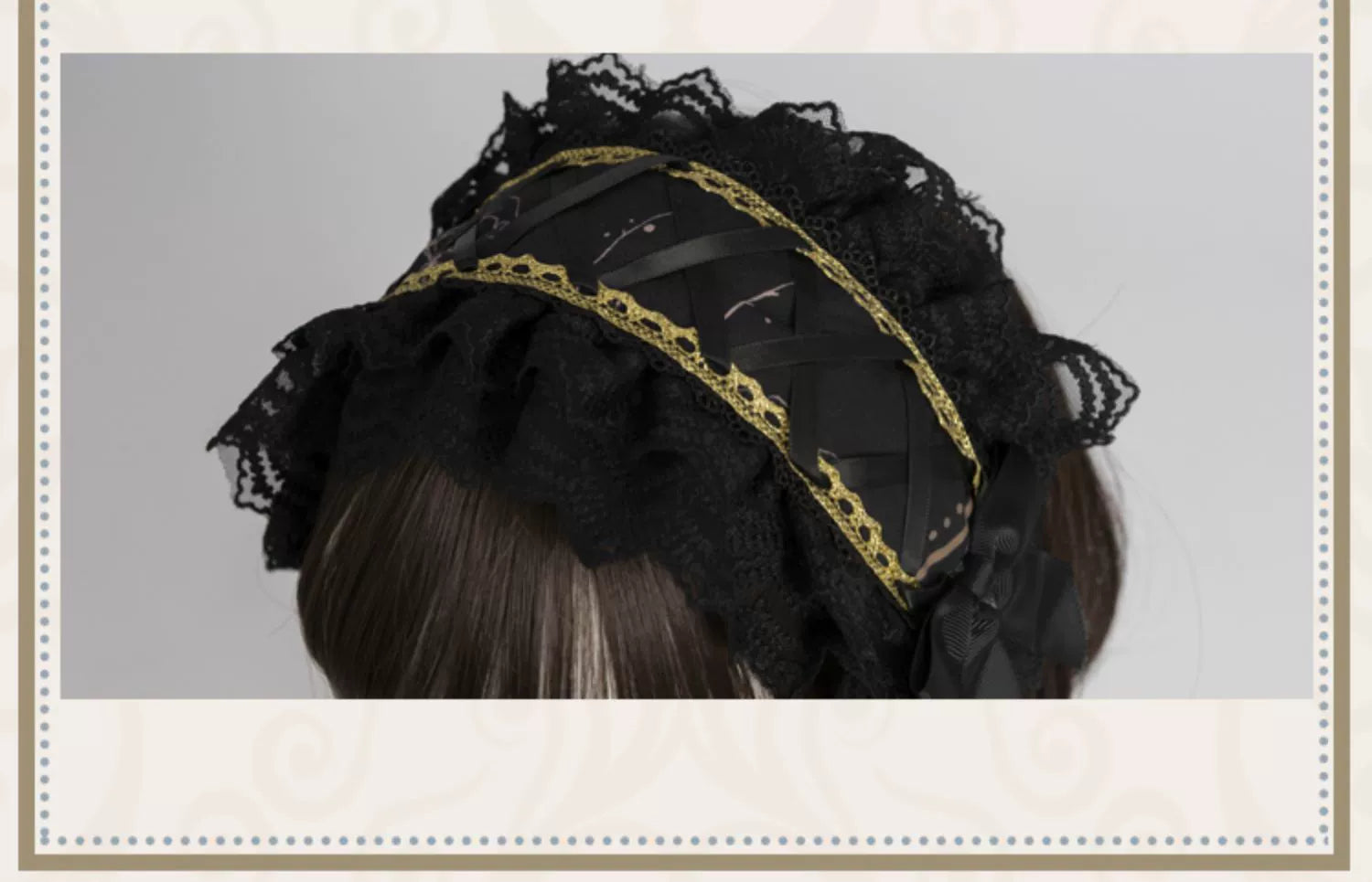 Chiffon Classic Lolita OP Dress, Long Sleeve - image 17