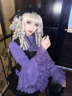 Gothic Lolita Blouse, Lace Hime-sleeve - image 10