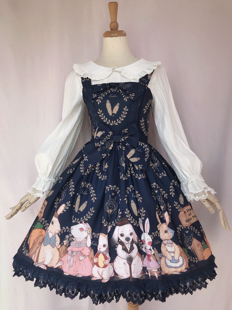 Harvest Time At Rabbit Farm - Lolita JSK Dress - image 1