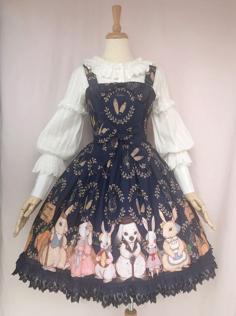 Harvest Time At Rabbit Farm - Lolita JSK Dress - image 2