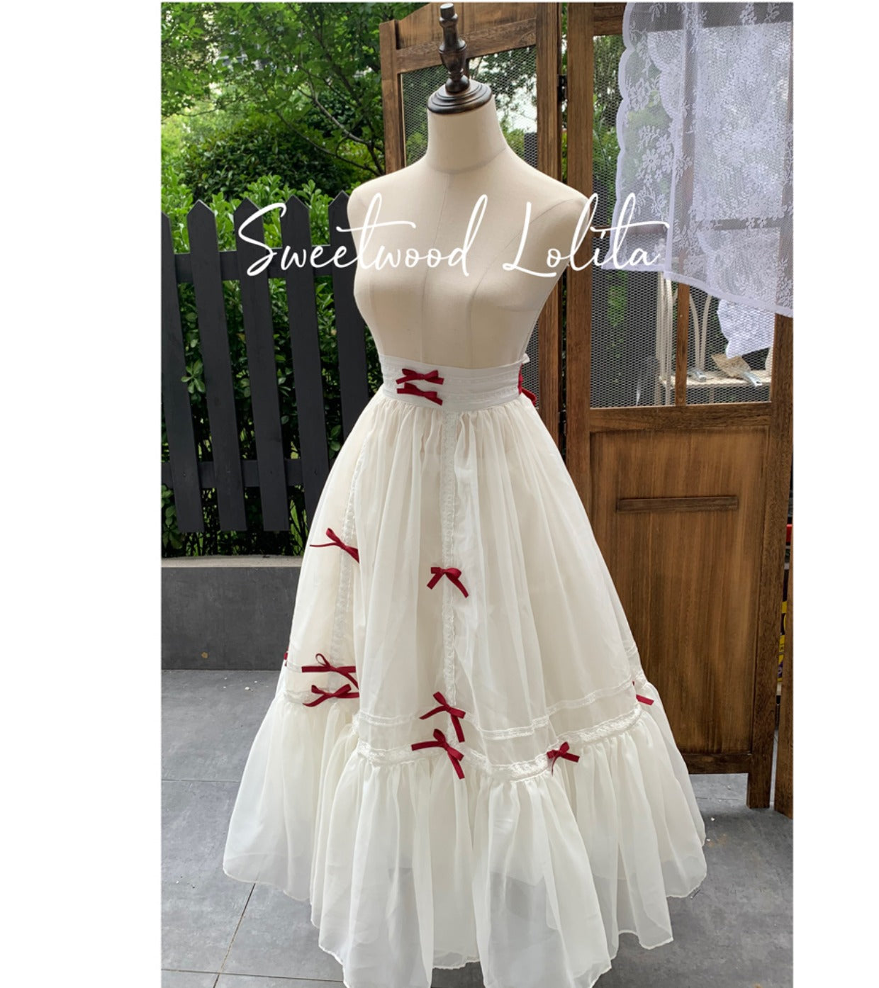 Elegant Floral Sweet Lolita OP Corset Accessory - image 19