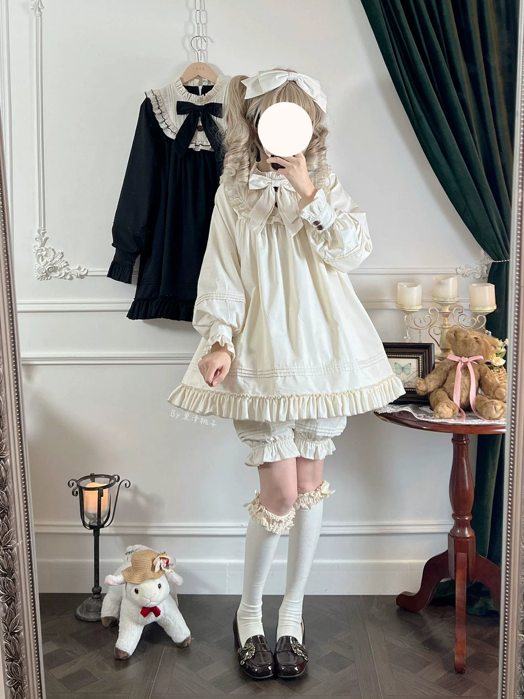 Lullaby - Cotton Lolita OP Dress Kawaii Lolita Bloomers and Accessories - image 4