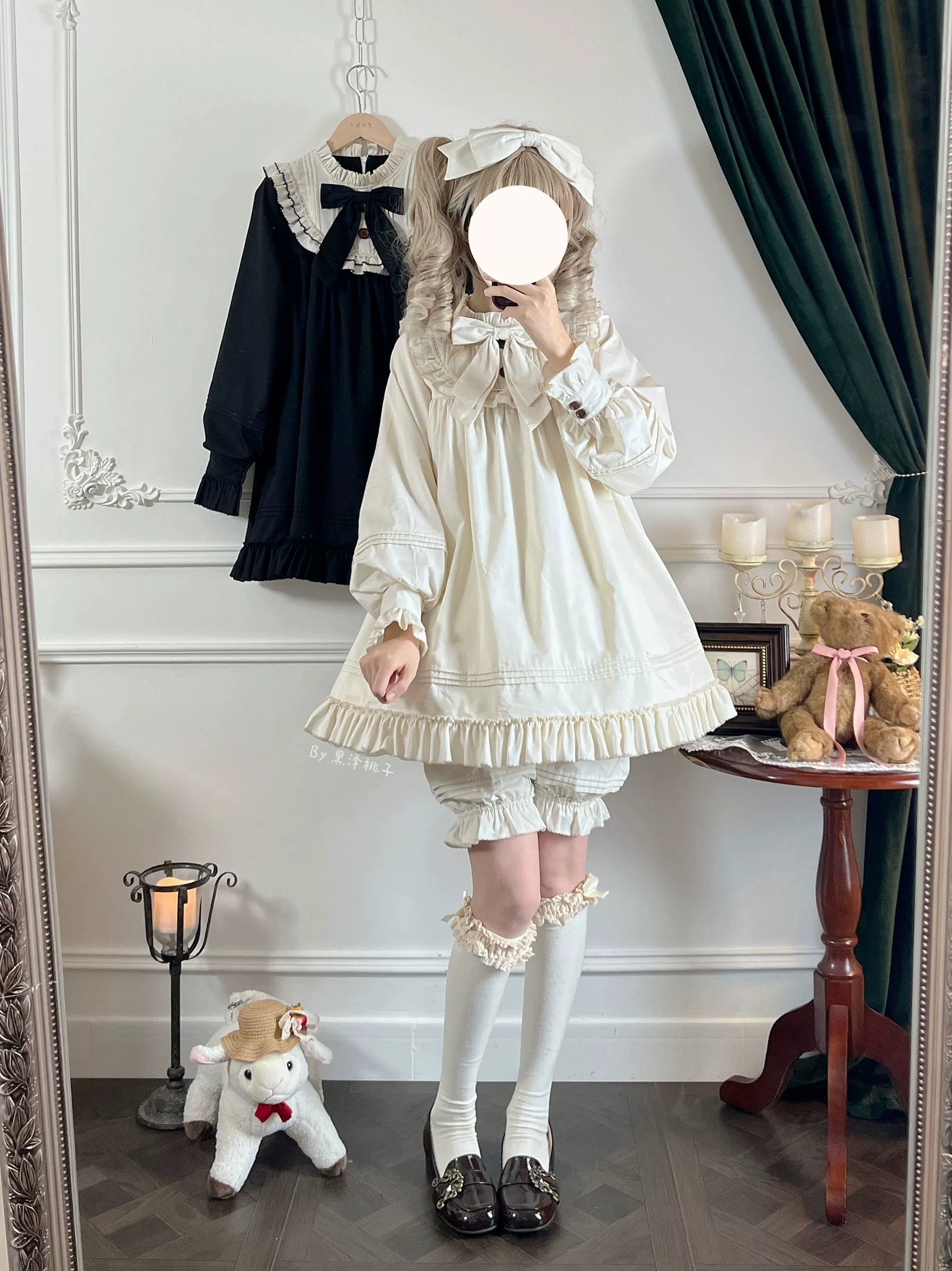 Lullaby - Cotton Lolita OP Dress Kawaii Lolita Bloomers and Accessories - image 4
