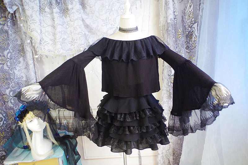 Fate Quartet Gothic Bridal Lolita JSK Dress - image 44